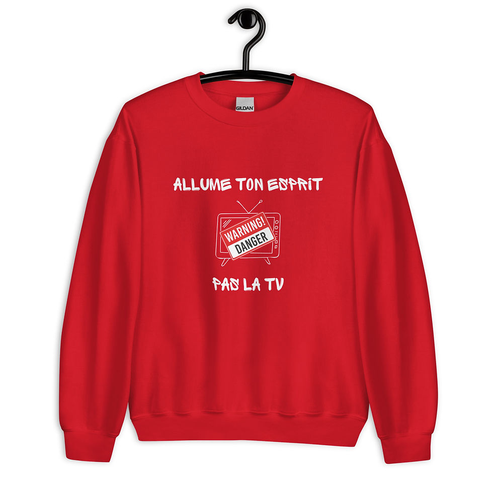 Miniature : Danger TV — Sweat-shirt unisexe