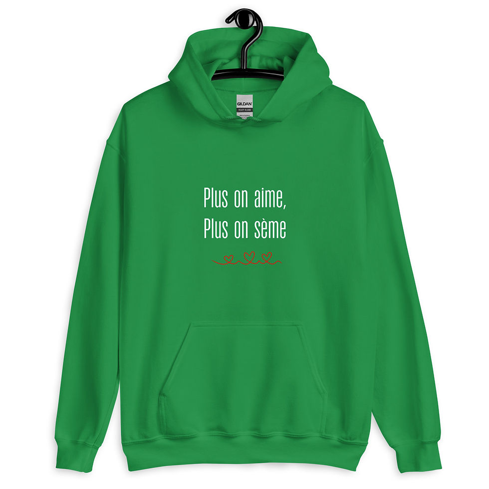 Miniature : L'amour sème - Hoodie Unisexe