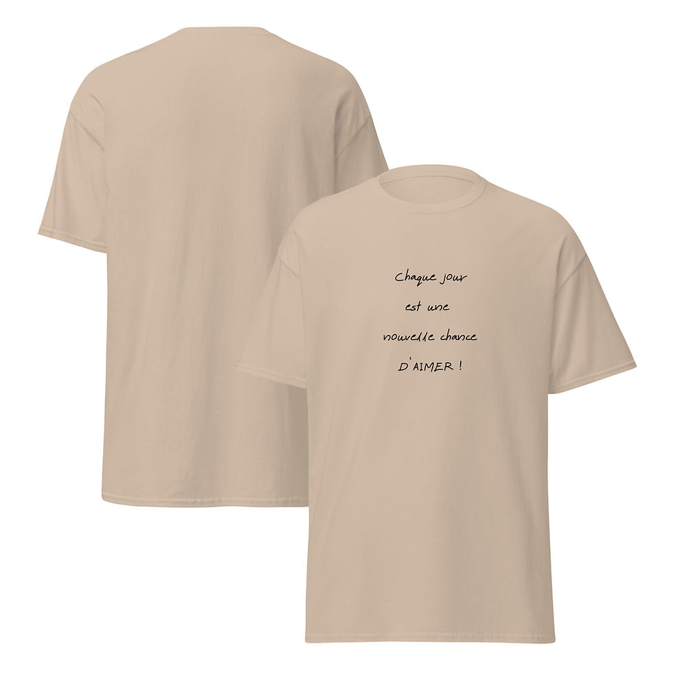 Miniature : 🌅❤️ Chance d’aimer – T-shirt unisexe