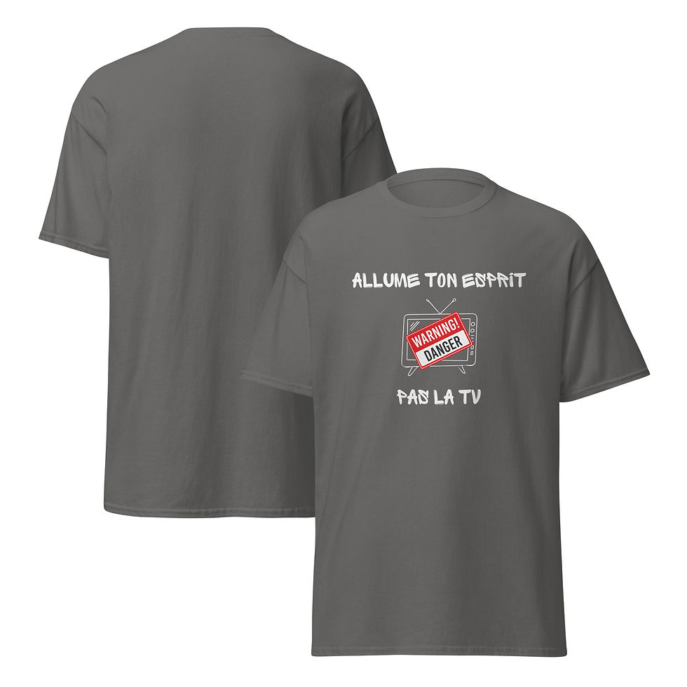 Miniature : 📺⚡ TV Danger – T-shirt unisexe