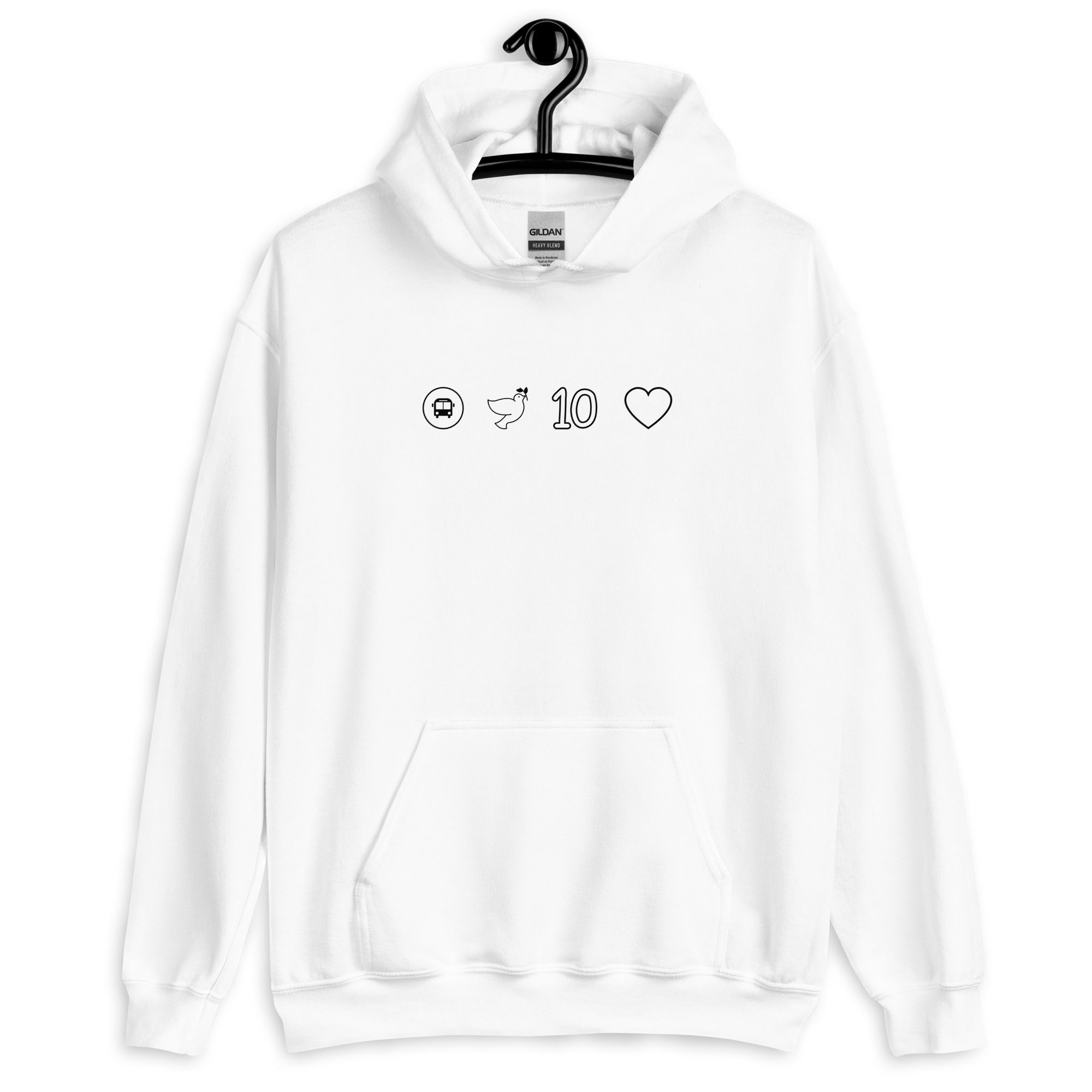 Car paix dit aime  - Hoodie Unisex