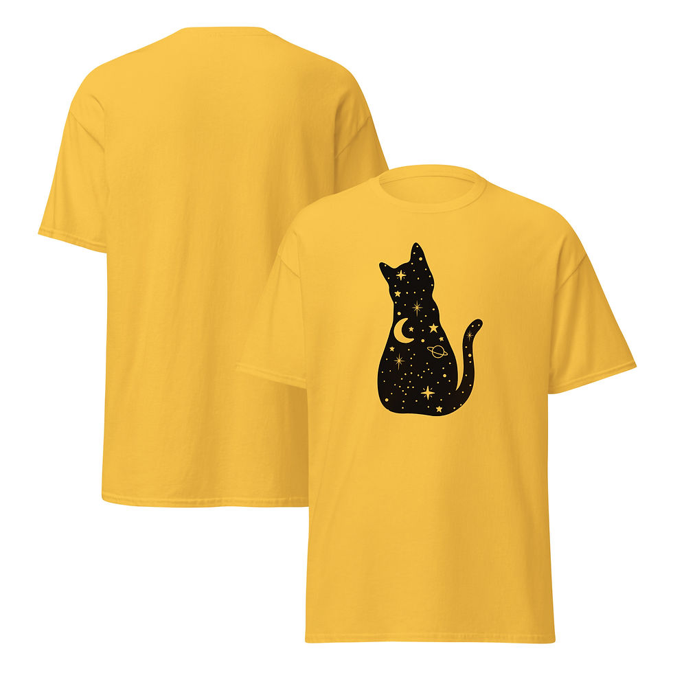 Miniature : Chat Céleste _ T-shirt unisexe
