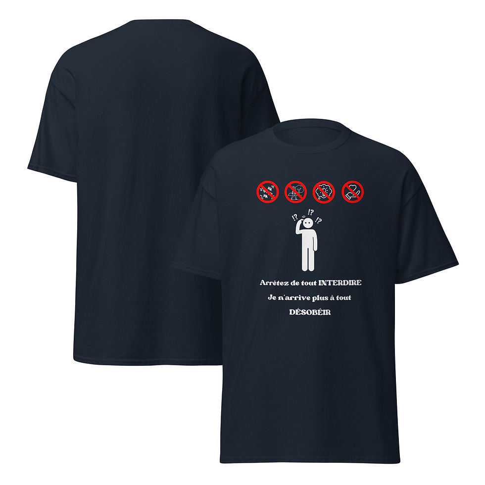 Miniature : Désobéissance – T-shirt unisexe