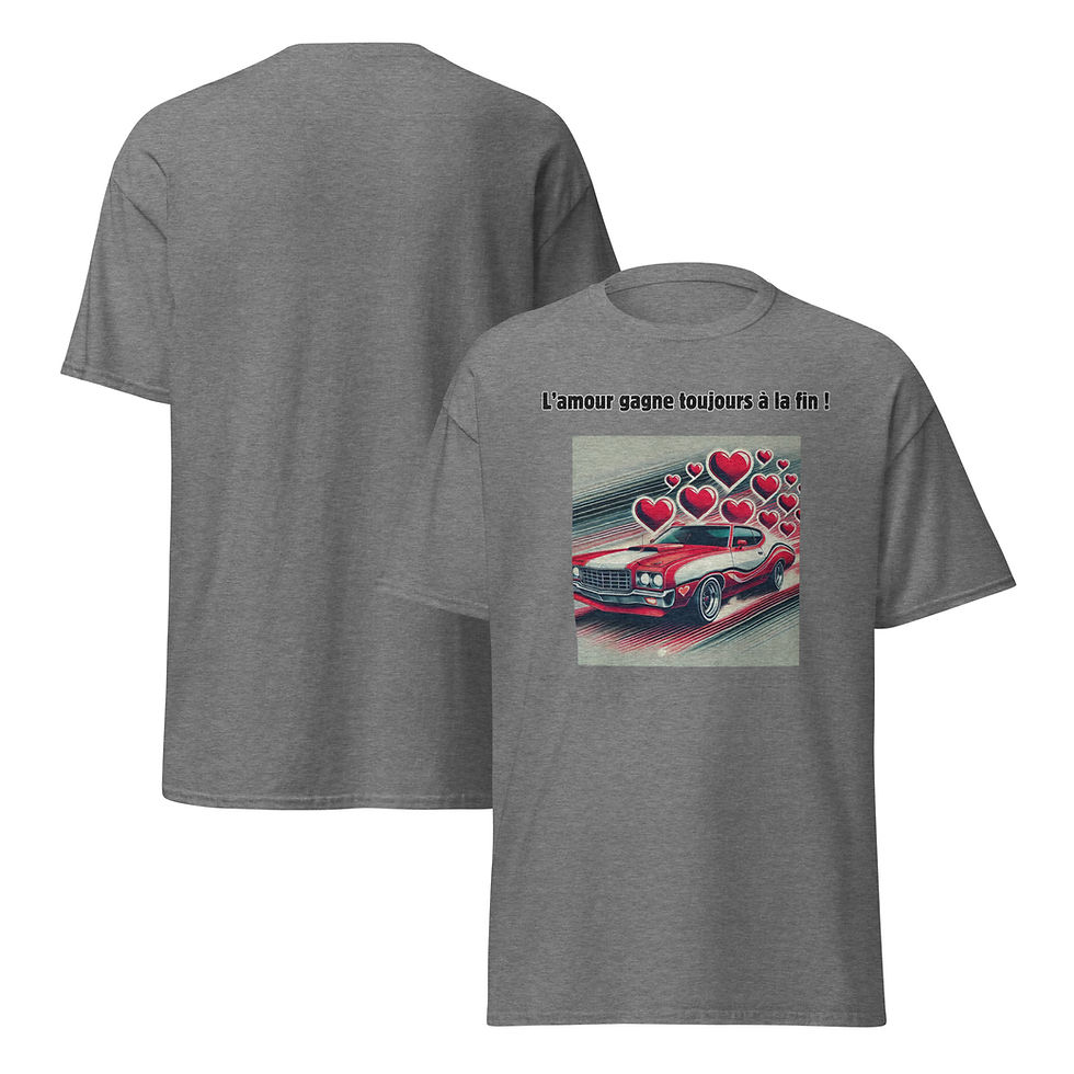 Miniature : ❤️🚨 Brigade de l'amour – T-shirt unisexe