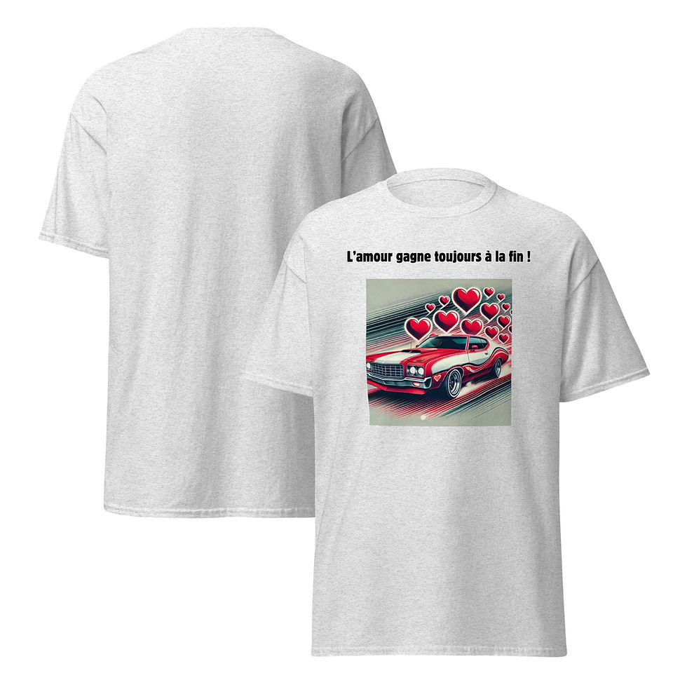 Miniature : ❤️🚨 Brigade de l'amour – T-shirt unisexe
