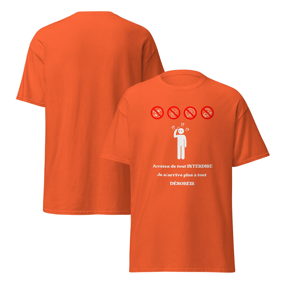Miniature : Désobéissance – T-shirt unisexe