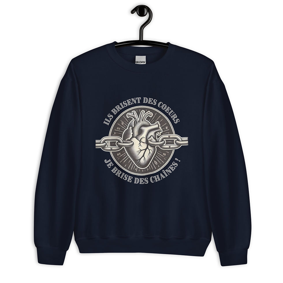 Miniature : Briser les chaînes — Sweat-shirt unisexe