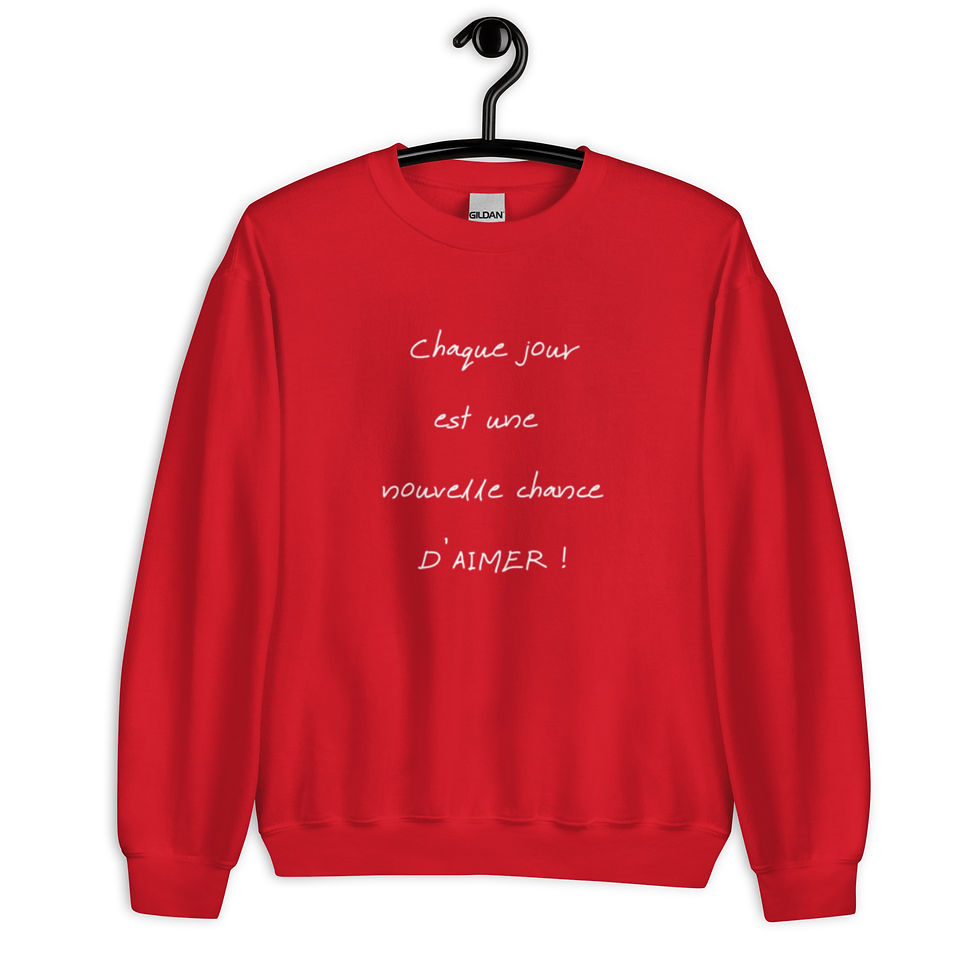 Miniature : Chance d'aimer — Sweat-shirt unisexe