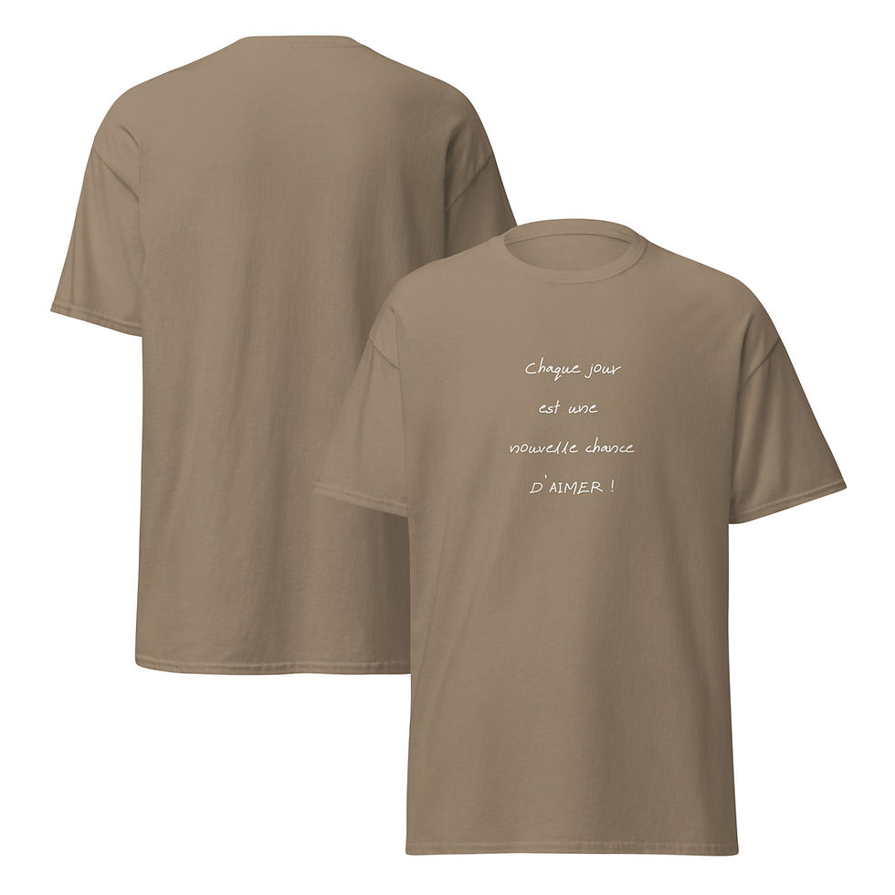 Miniature : 🌅❤️ Chance d’aimer – T-shirt unisexe