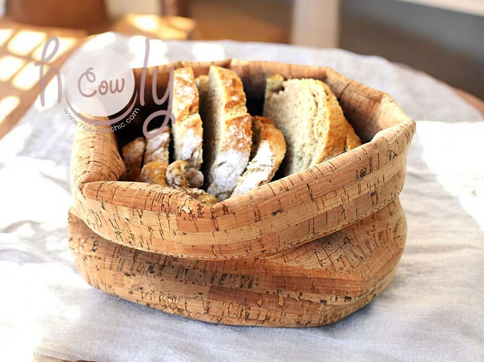 Eco Friendly Cork Bread or Food Baskets