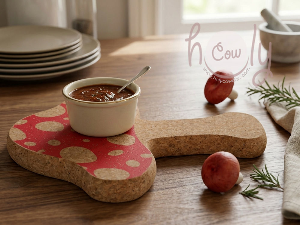 Cork Mushroom Hot Pot Holder