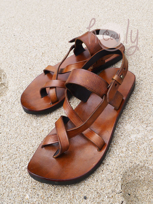 Handmade Brown Leather Sandals