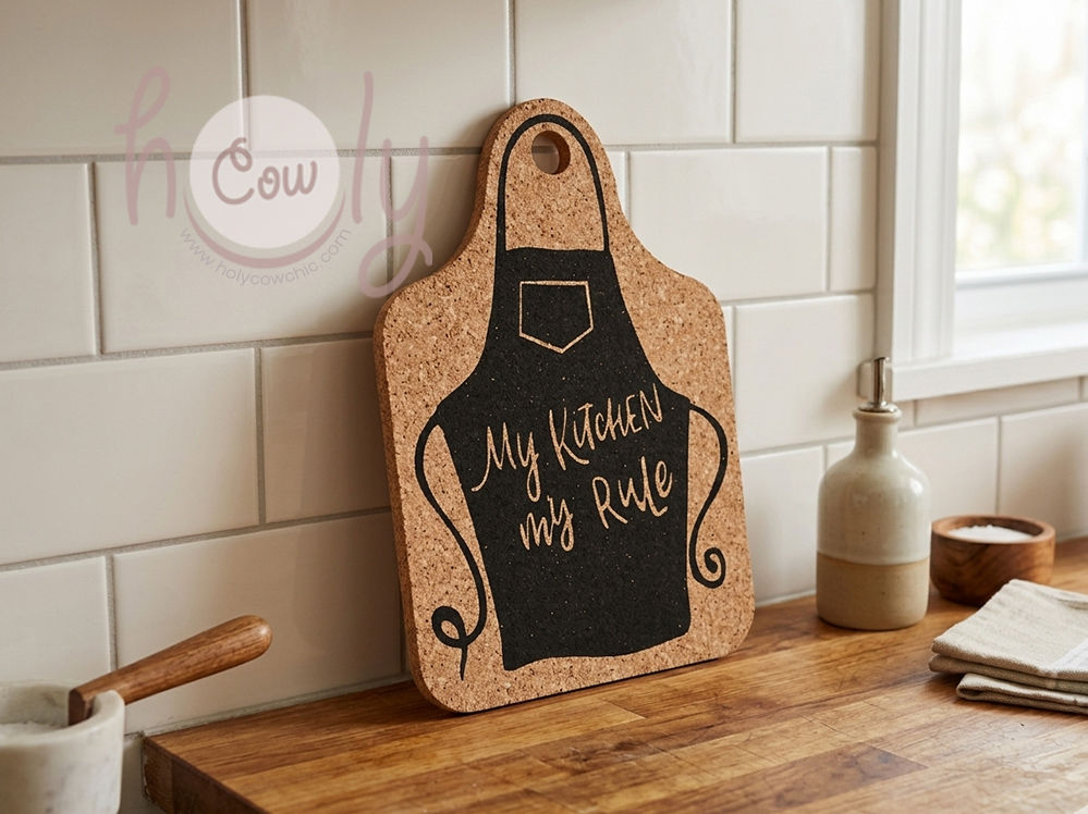 Thick Cork Apron Hot Pot Holders