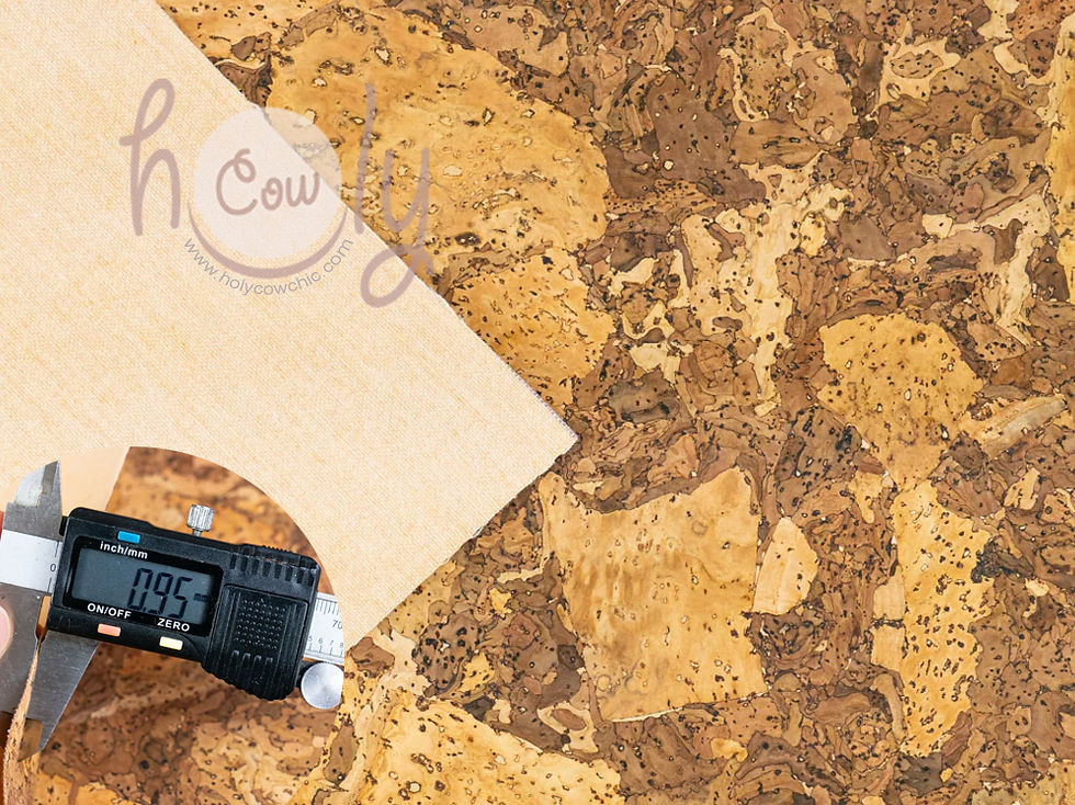 Thumbnail: Natural Portuguese Vegan Cork Fabric