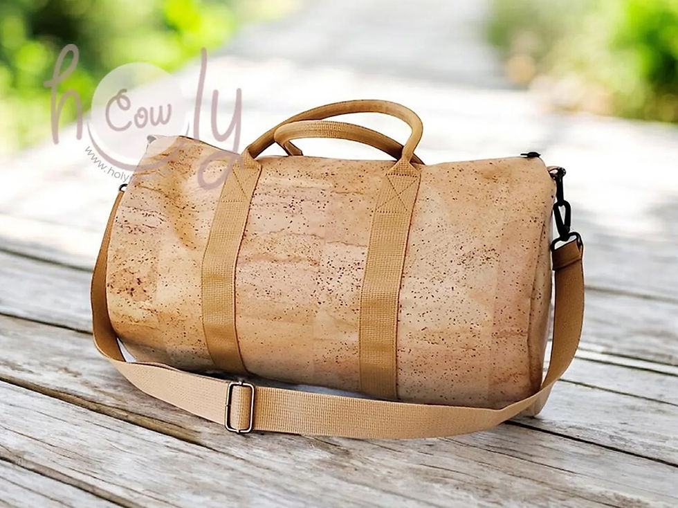 Cork Handheld And Shoulder Travel Bag