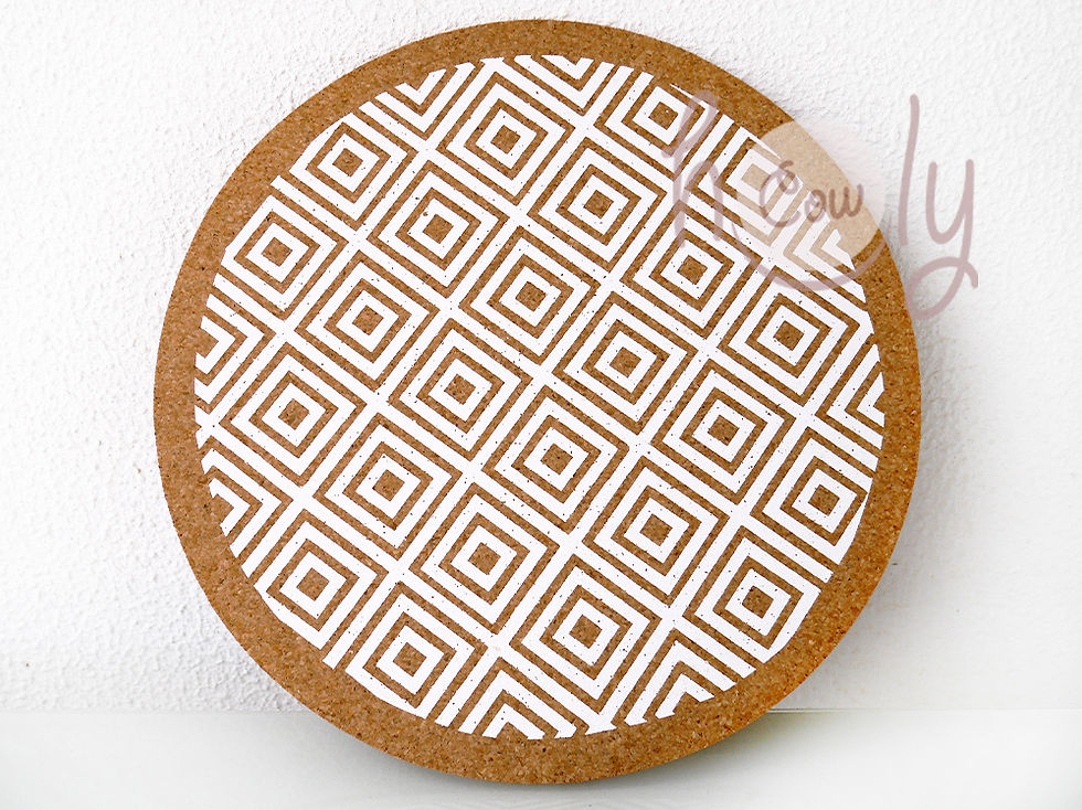 Thumbnail: Eco Friendly Large Cork Circular Placemats