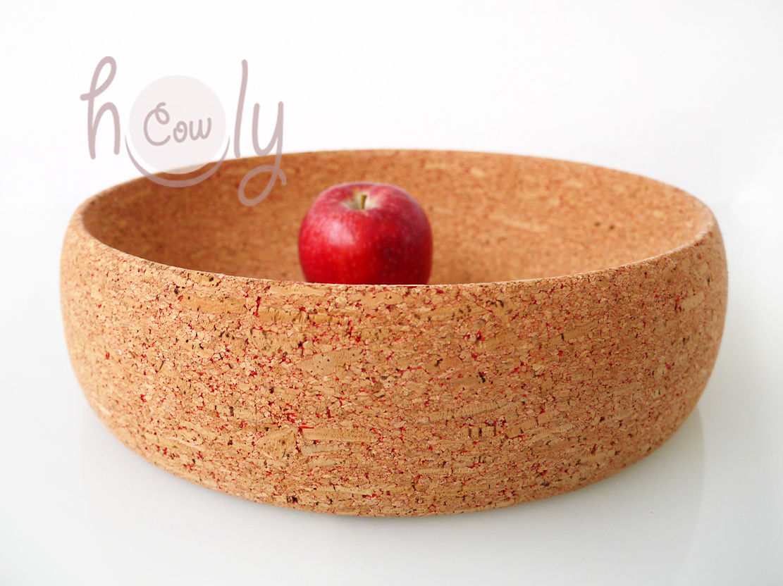 Eco Friendly Red Cork Bowl