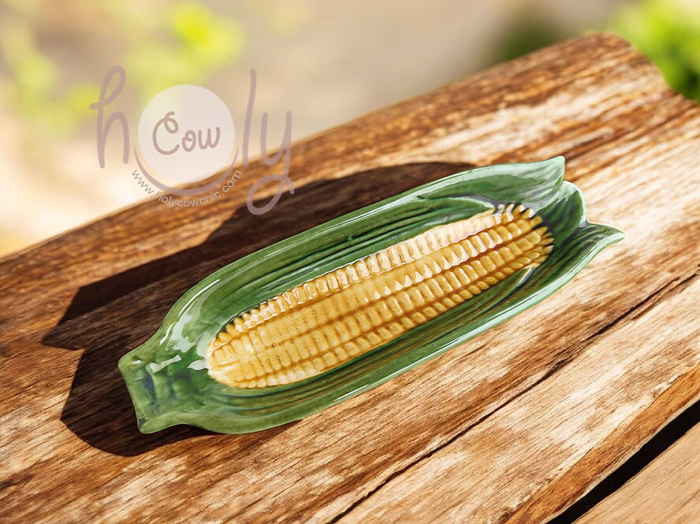 Thumbnail: Handmade Ceramic Corn Dish