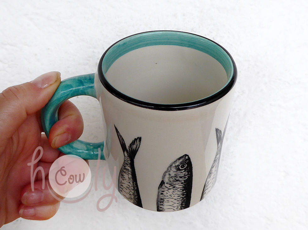 Thumbnail: Handmade Ceramic Sardines Cup