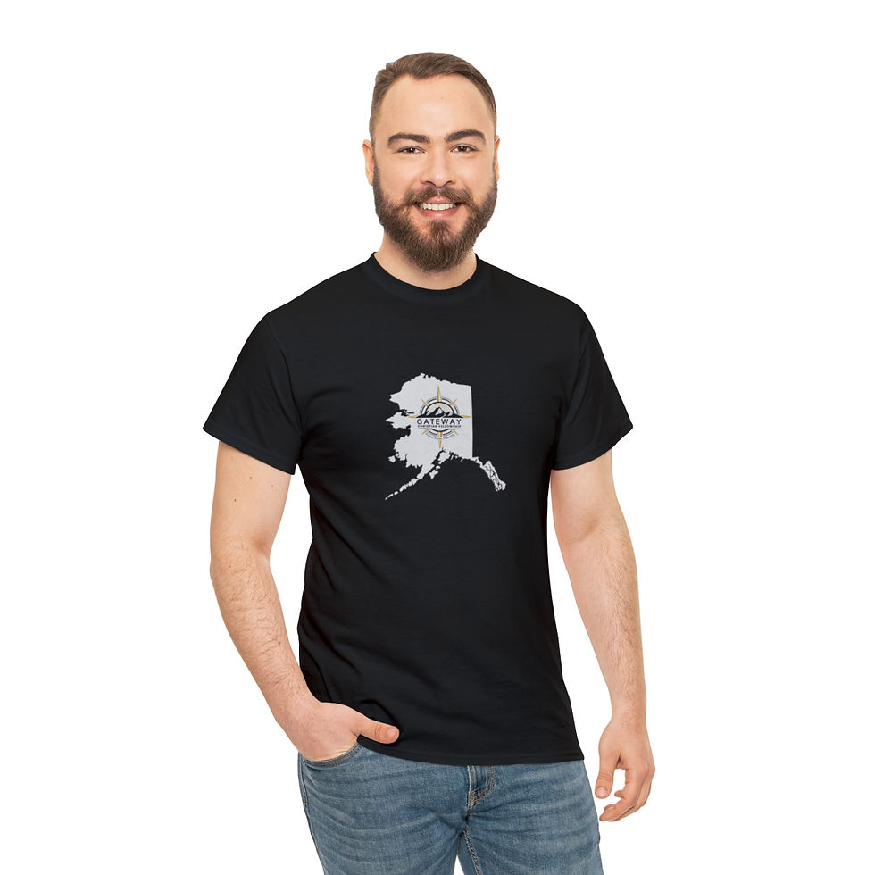 Thumbnail: Heavy Cotton Adult Tee Gray Alaska GCF