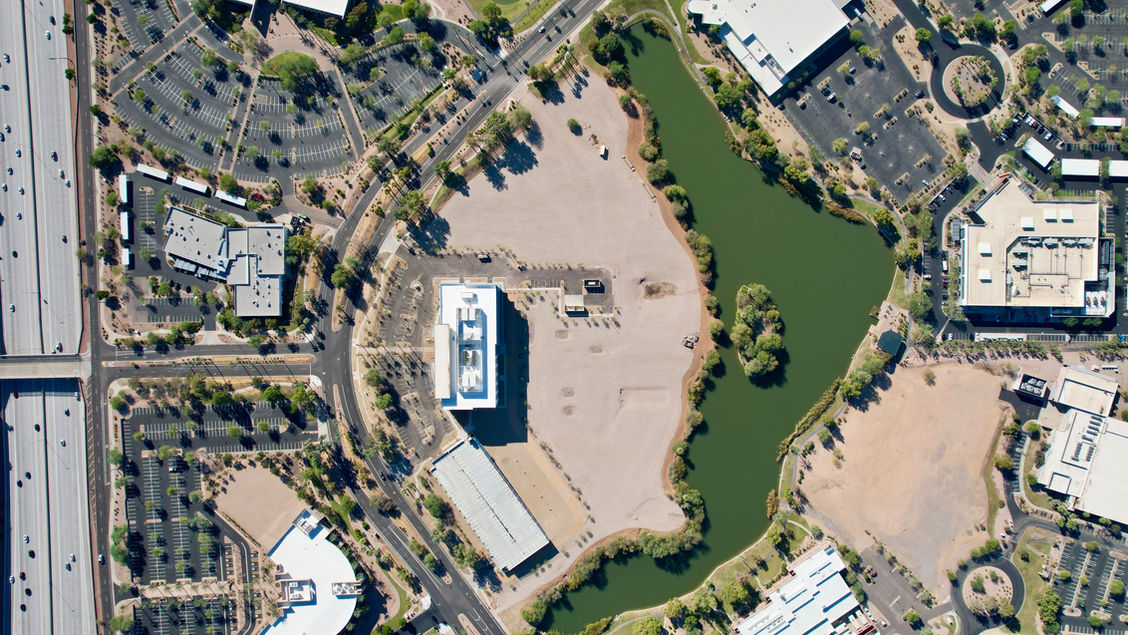 Overhead Standalone Office Building 