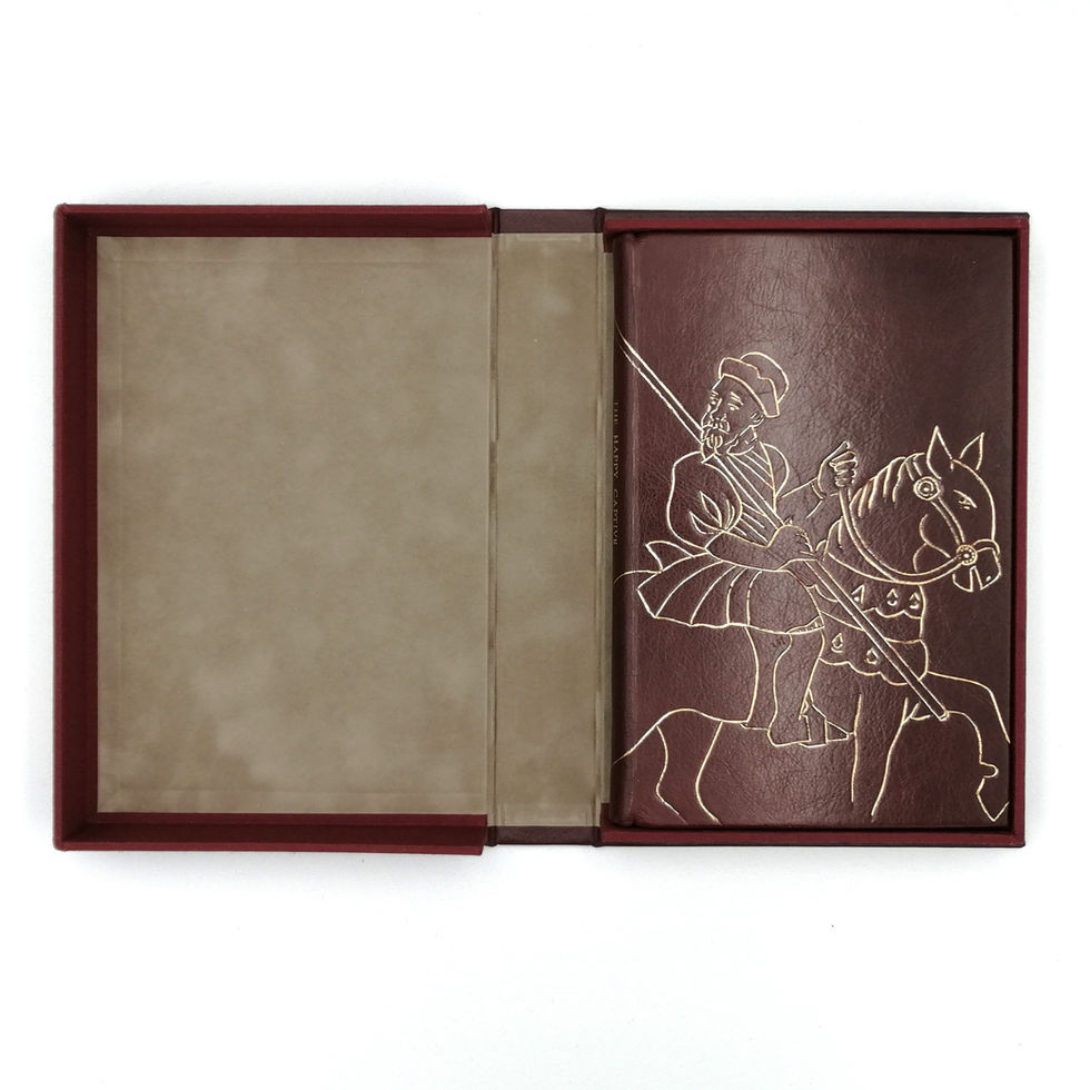 The Happy Captive - leather fine binding and box