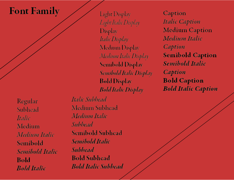 Garamond Premier Pro Font Family