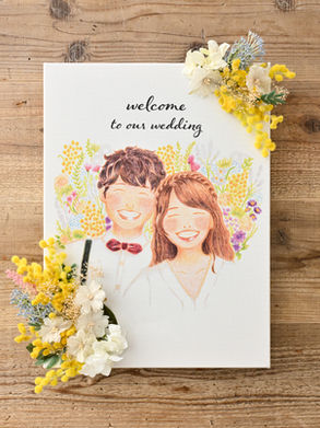 ウェルカムボードイラスト