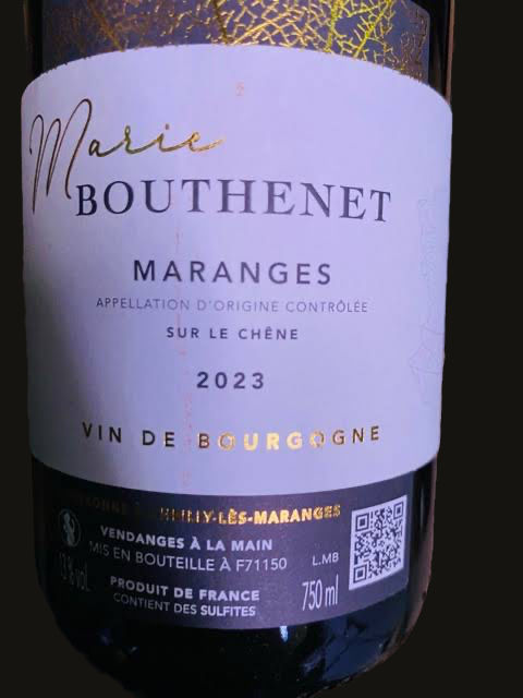 Domaine Marie Bouthenet — Marange Sur le chêne — 2024 — Blanc — 75cl