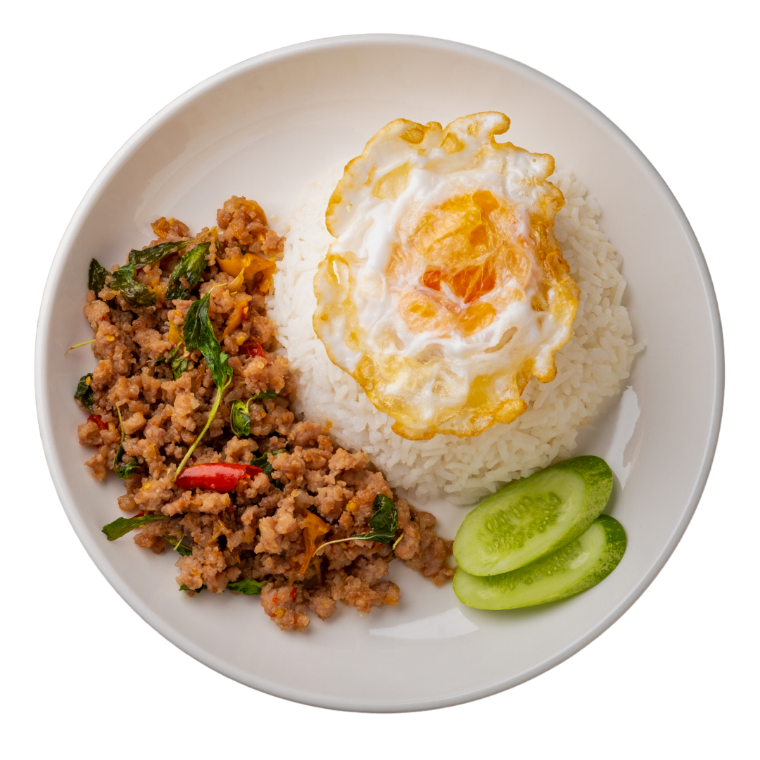 Arranged Food and Objects