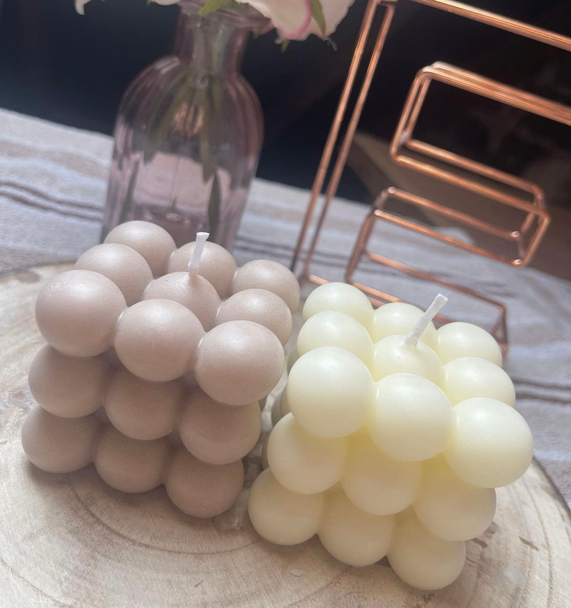 Soy wax classic bubble candle 