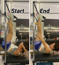 Before-After Comparison: Cadillac Hanging to reduce hamstring tonality
