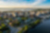 Aerial view of Madison city downtown at sunset, Wisconsin.jpg