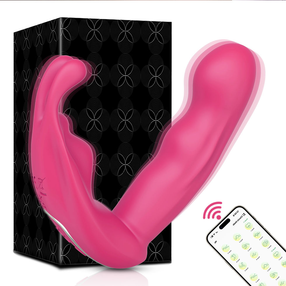 Miniatura: Vibrador coelho com controle por aplicativo, calcinha feminina, ponto g, vagina,