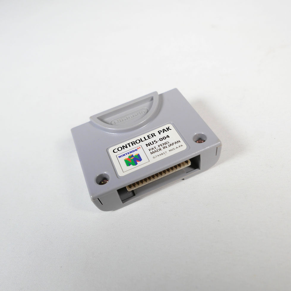 Carte Mémoire Memory Card Controller Pak Nintendo 64 N64 Officiel NUS-004 24