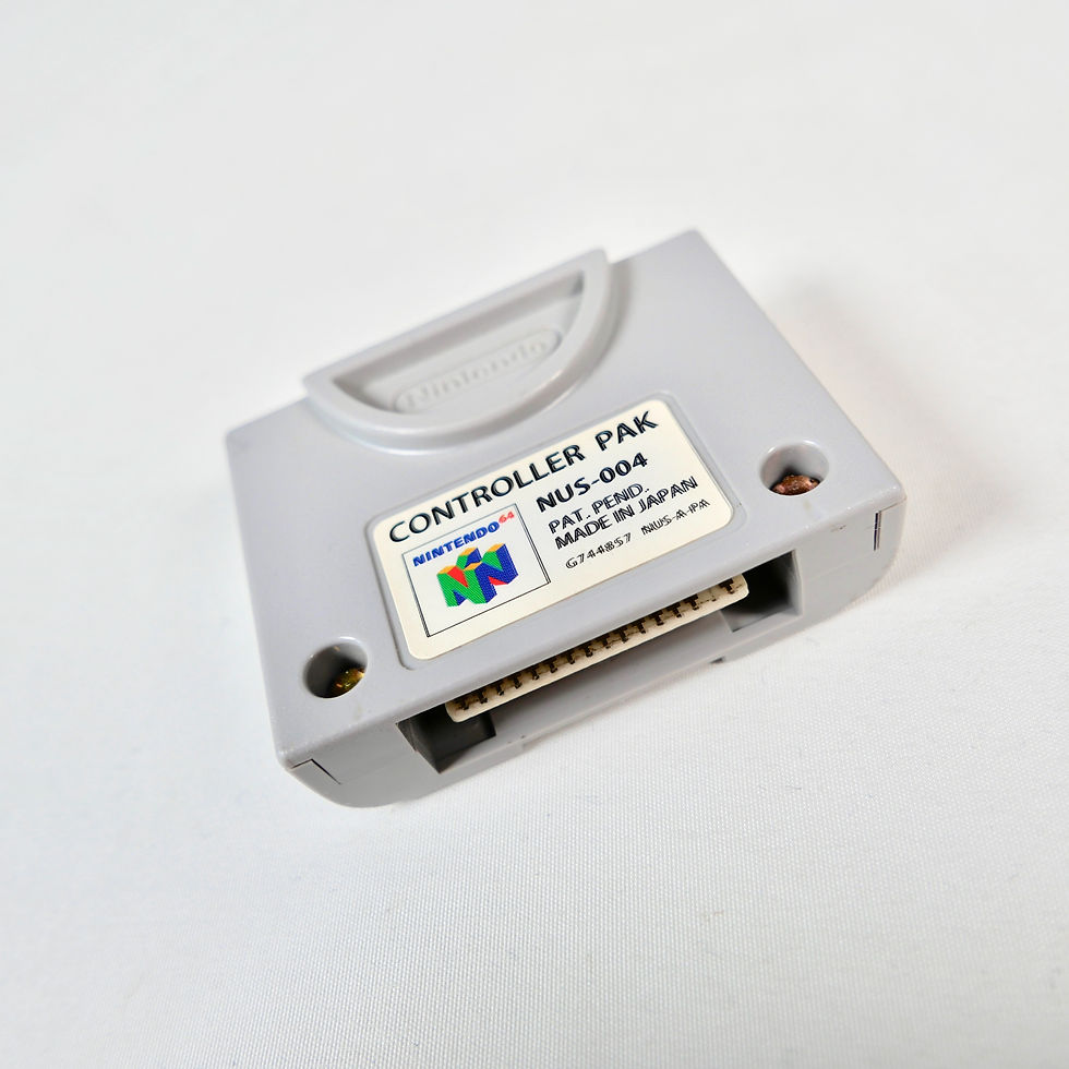 Carte Mémoire Memory Card Controller Pak Nintendo 64 N64 Officiel NUS-004 20