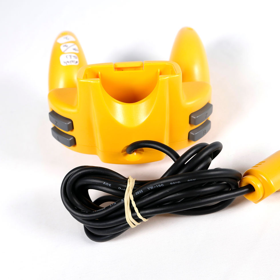 Miniature : Manette Controller Nintendo 64 N64 Hori Pad Mini Yellow (2)