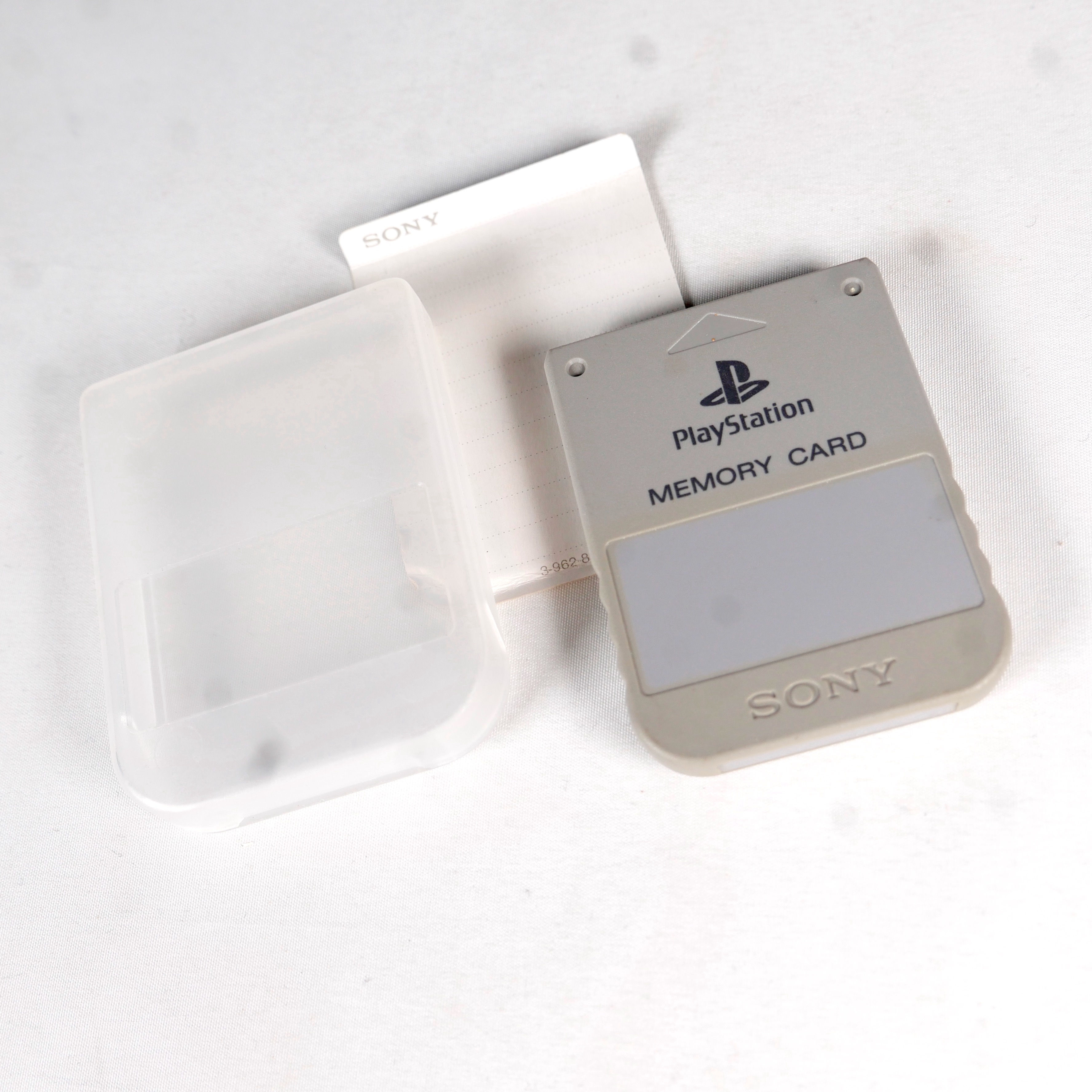 Carte Memoire Memory Card Sony Playstation PS1 Officiel SCPH-1020 Grey 12