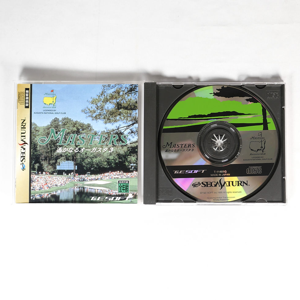 Miniature : MASTERS Harukanaru Augusta 3 Sega Saturn Jap Japan