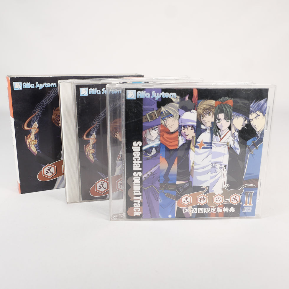 Miniature : SHIKIGAMI NO SHIRO II 2 Castle Sega Dreamcast Limited Edition Cards CD OST Japan