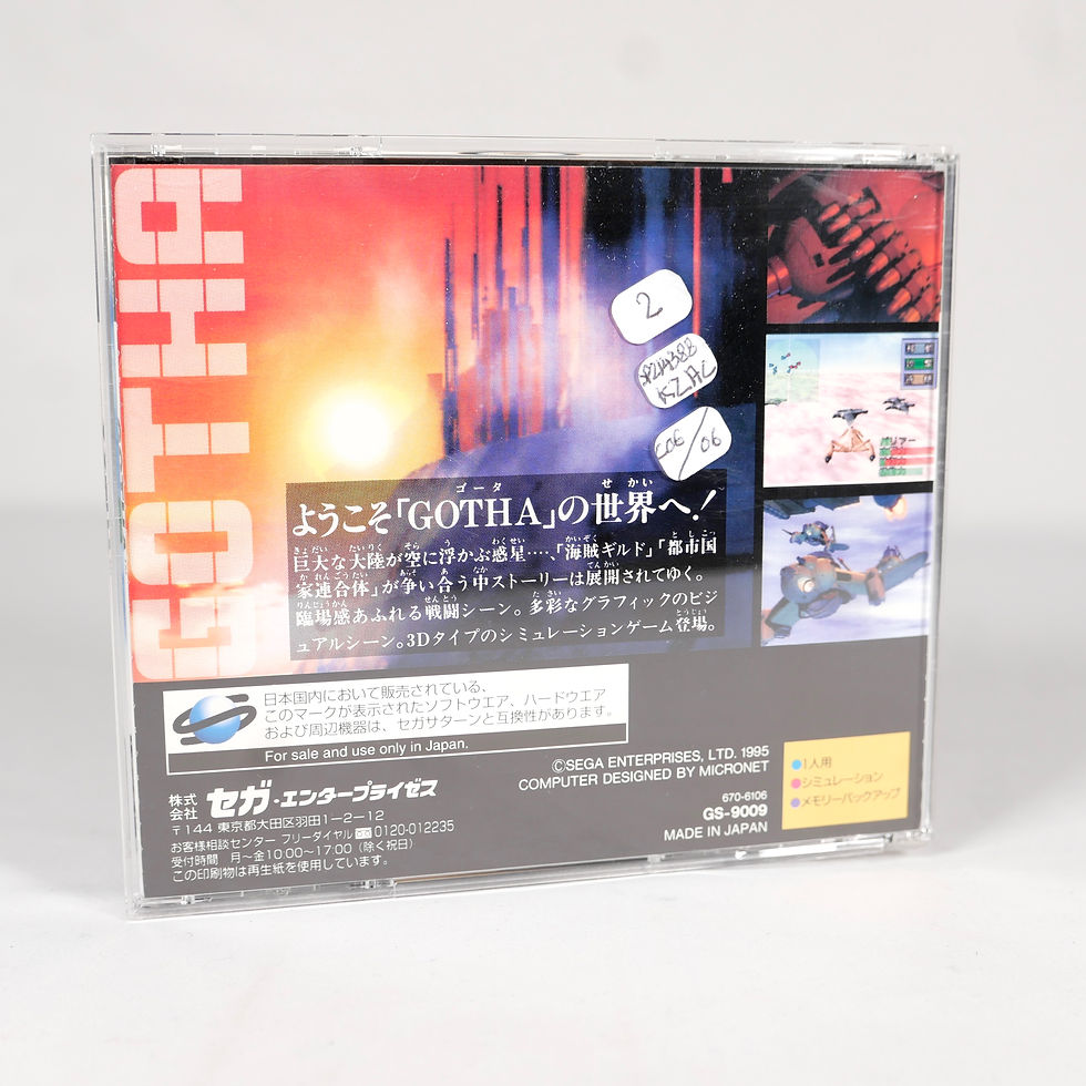 Miniature : GOTHA Ismailia Senki Sega Saturn Jap Japan (2)