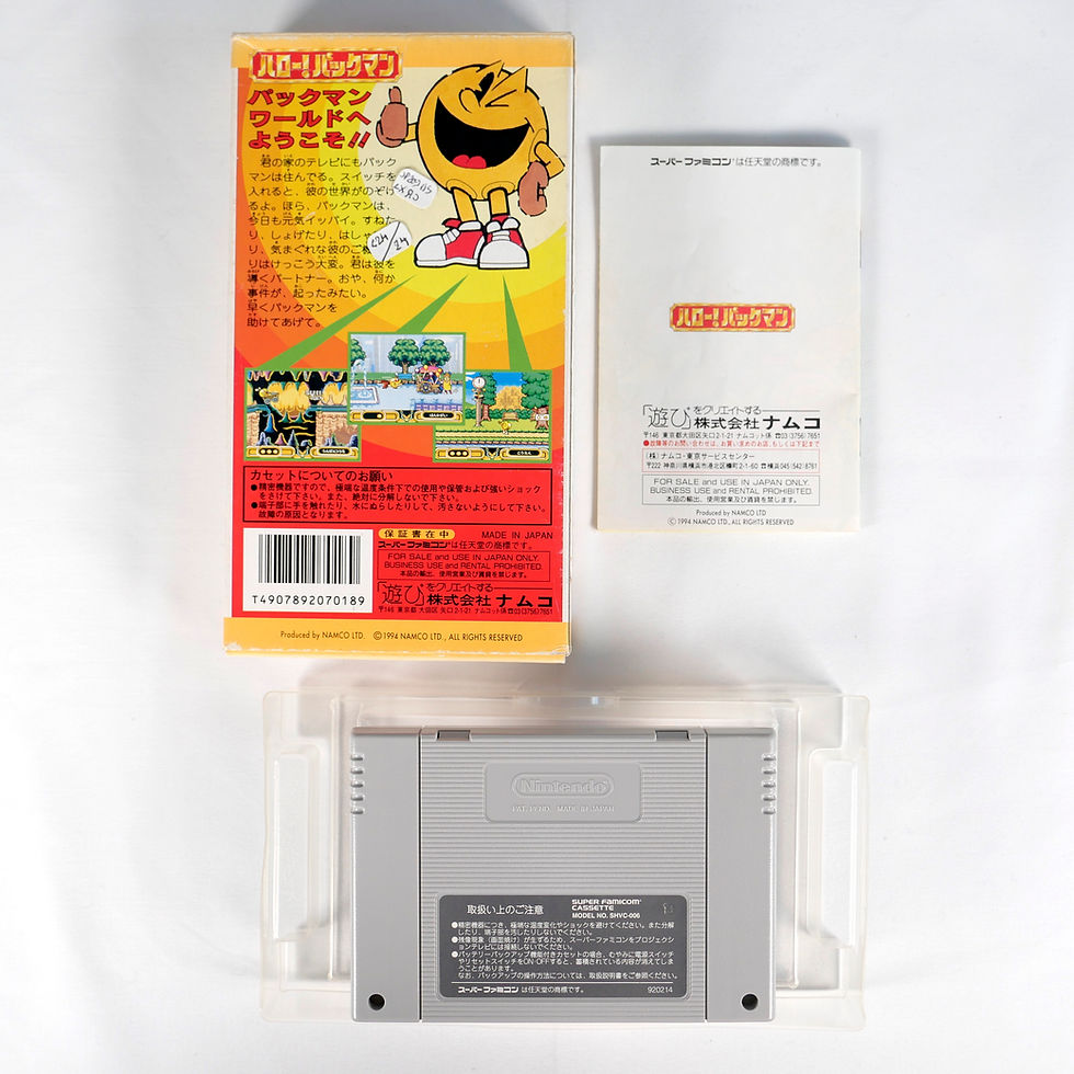 Miniature : HELLO! PAC-MAN 2 The New Adventures Nintendo Super Famicom SFC SNES Jap Japan