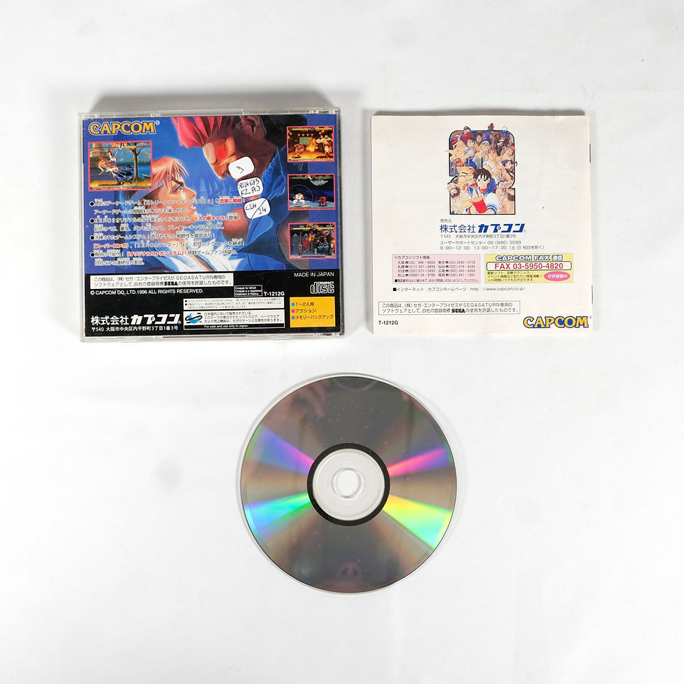 Miniature : STREET FIGHTER ZERO 2 Sega Saturn Jap Japan (3)