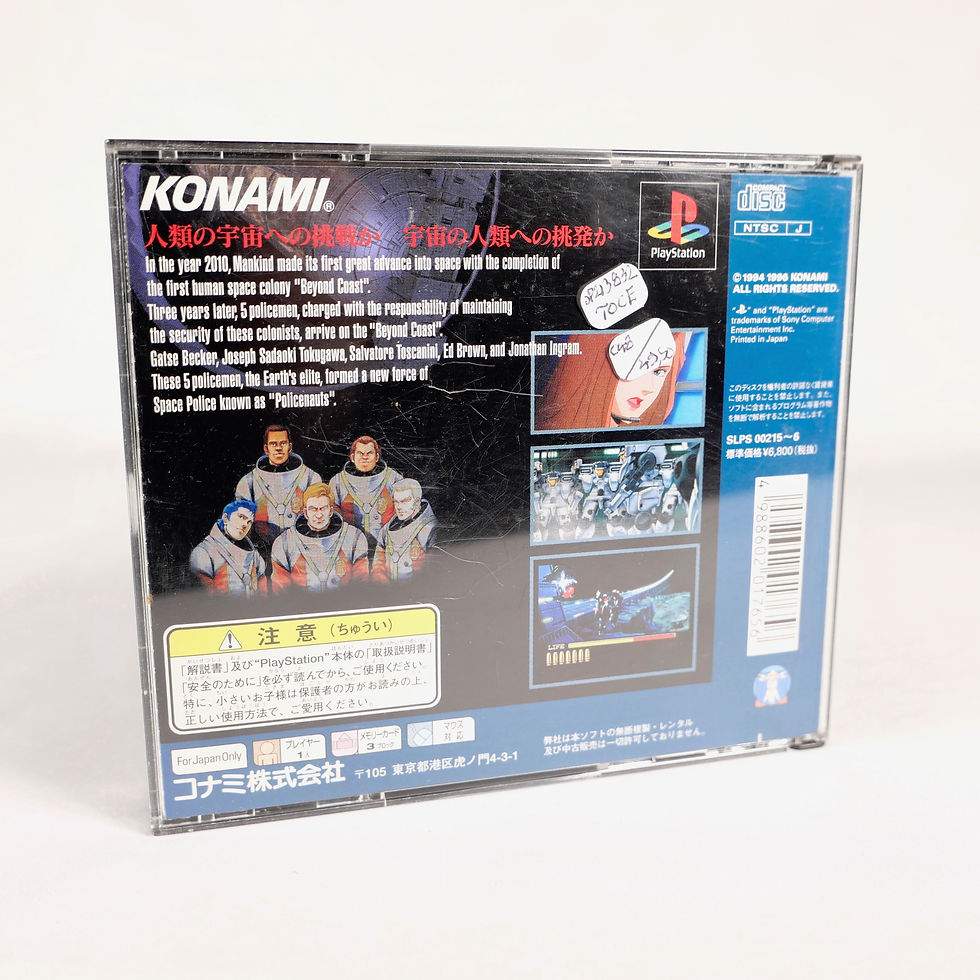 Miniature : POLICENAUTS Hideo Kojima Sony Playstation 1 PS1 Jap Japan