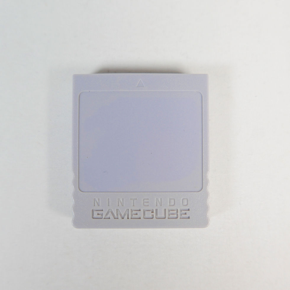 Carte Mémoire Memory Card Nintendo Gamecube GC Officiel DOL-008 59 Blocs Jap 26