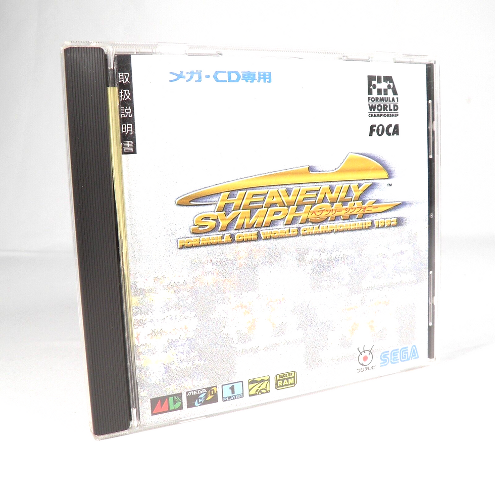 HEAVENLY SYMPHONY Formula One World Championship 1992 Sega Mega-CD Jap Japan