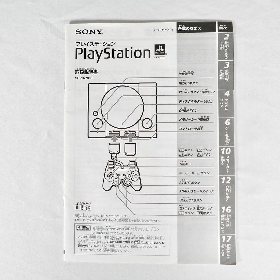 Miniature : Console Sony Playstation PS1 SCPH-7000 Dual Shock Japan 4