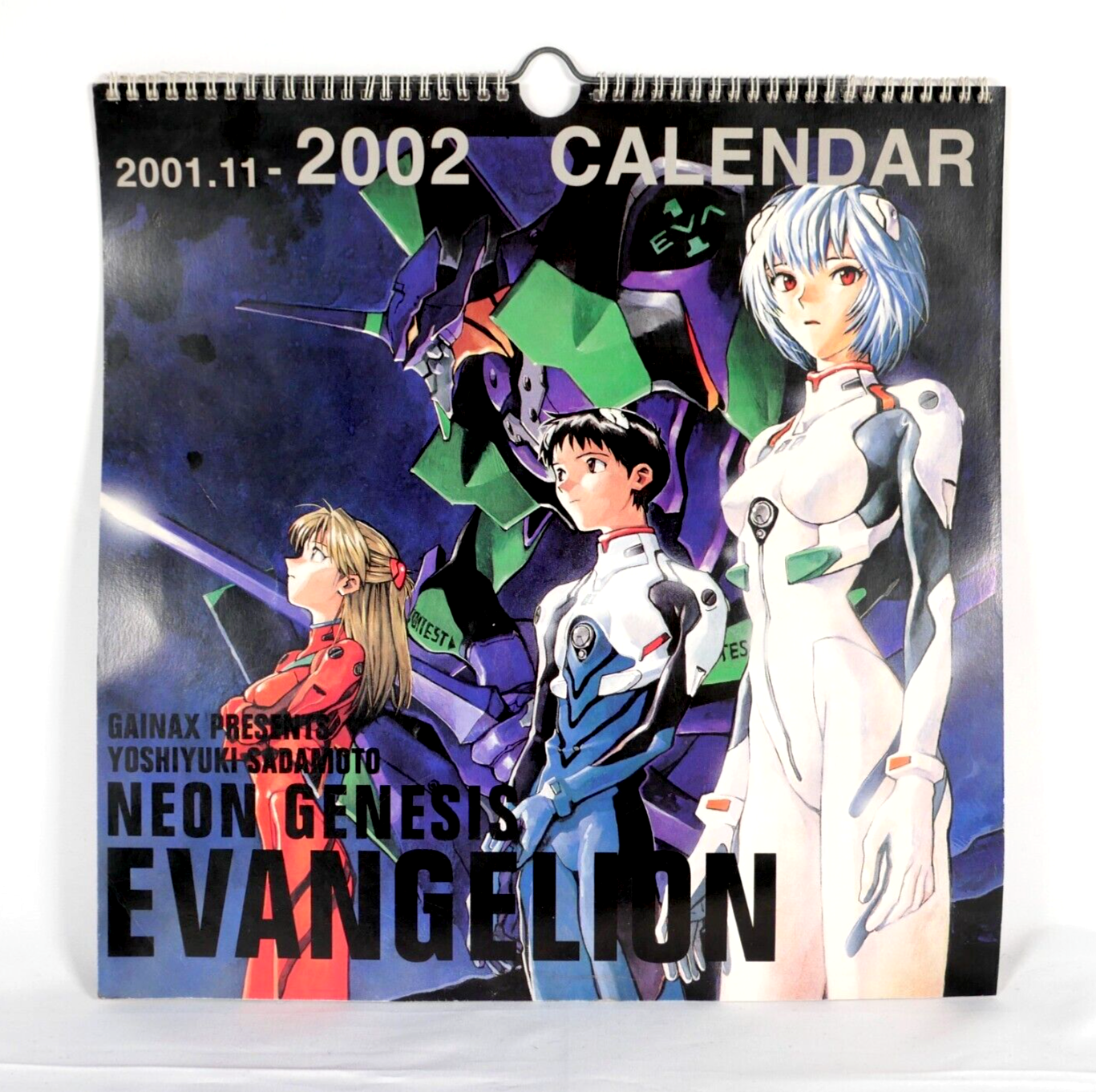 Calendrier Calendar NEON GENESIS EVANGELION Yoshiyuki Sadamoto Gainax/Project