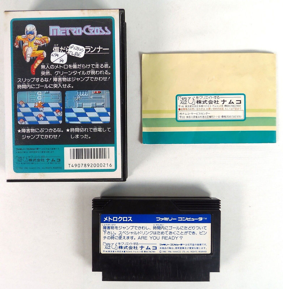 Miniature : METRO-CROSS Nintendo Famicom FC NES Jap Japan