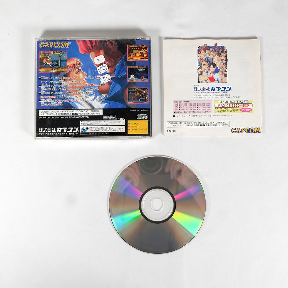 Miniature : STREET FIGHTER ZERO 2 Sega Saturn Spine Jap Japan (1)
